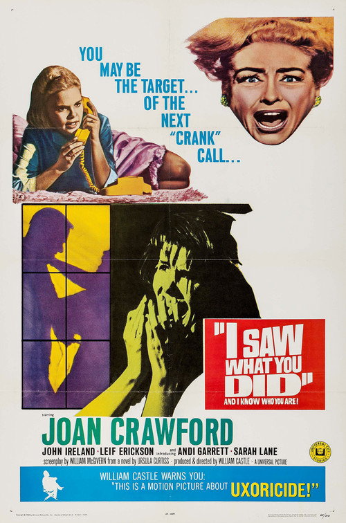 I Saw What You Did (1965) poster