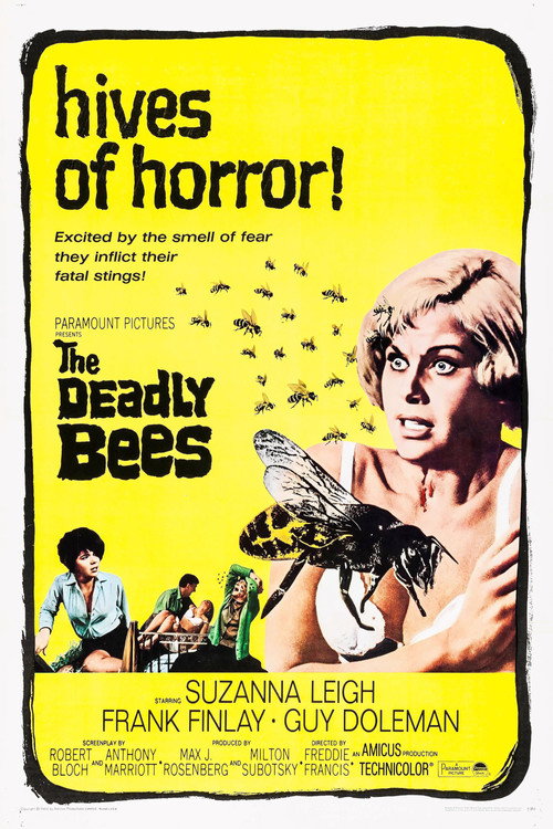 The Deadly Bees (1966) poster