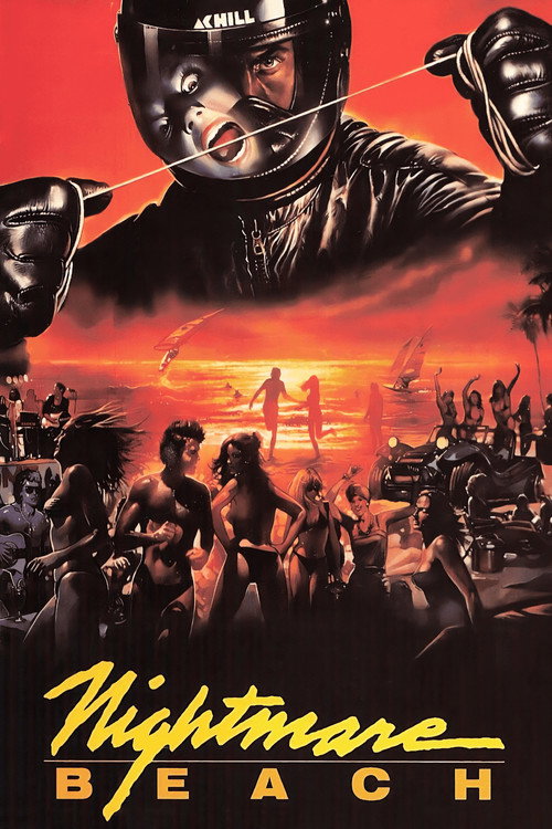 Nightmare Beach (1989) poster