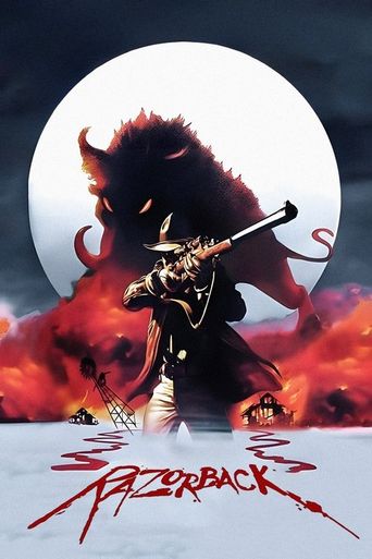 Razorback (1984) poster