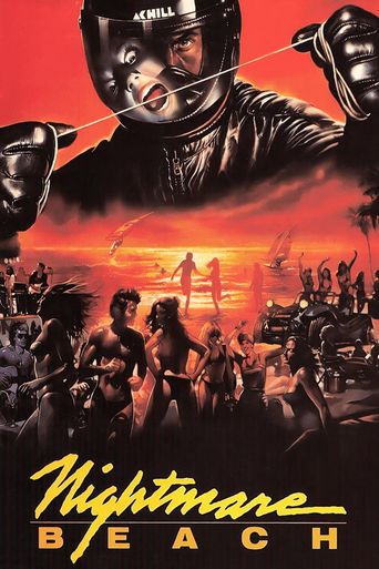 Nightmare Beach (1989) poster